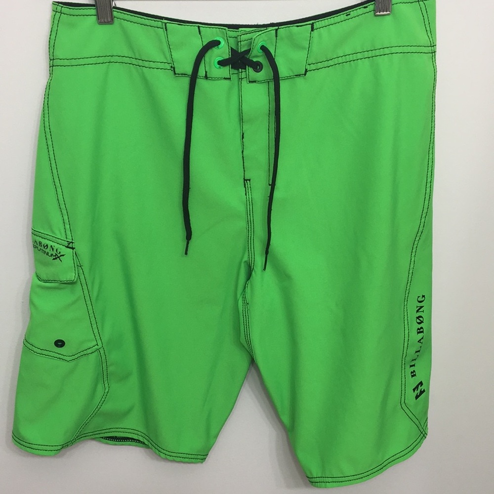 Billabong Green Board Shorts Size 32